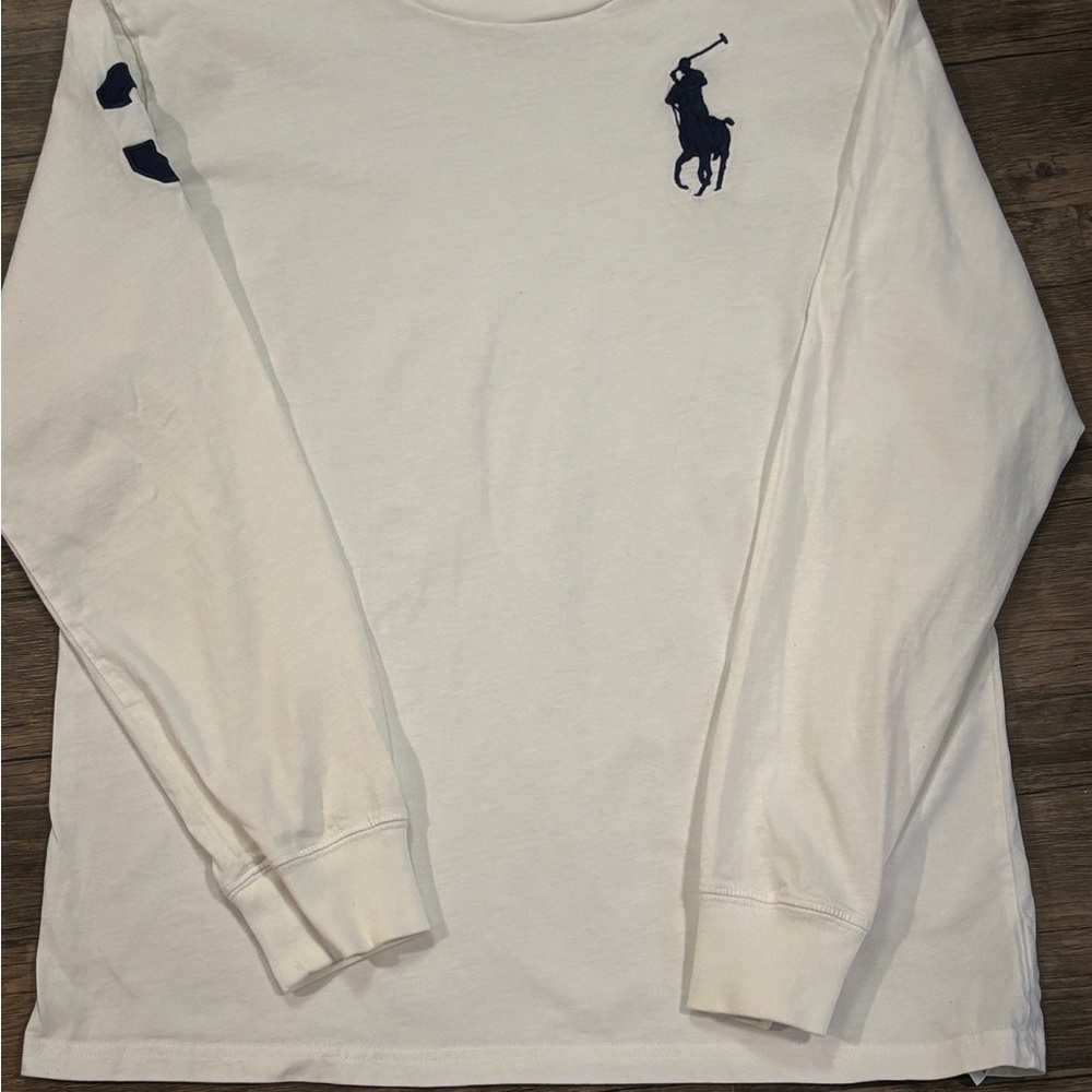 Ralph Lauren Cream Crew Neck Shirt